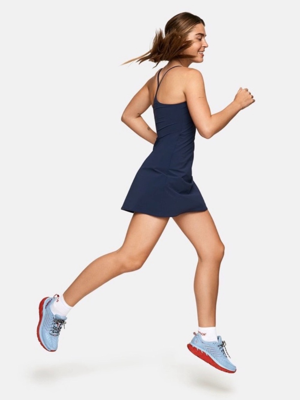 Outdoor Voices Women’s The Exercise Dress Navy Blue Mini Active Dress Size S